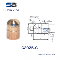 Điện cực hàn điểm C2025-C | Subin Vina
