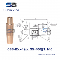 Thân nối điện cực hàn điểm CSS-1230-1 | Subin Vina