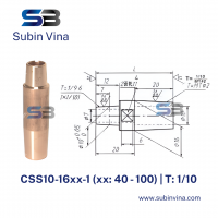 Thân nối điện cực hàn điểm CSS10-1640-1 | Subin Vina